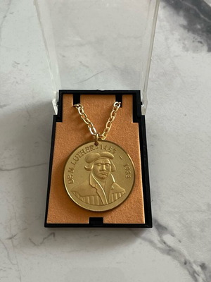 Σπάνιο μετάλλιο μενταγιόν Μαρτίνου Λούθηρου σαν καινούργιο