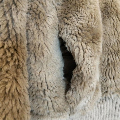 Cookai France γυναικείο γούνινο blazer σαν καινούργιο, καμηλό, μέγεθος S