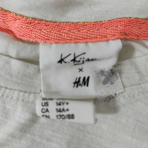 H&M blouse 14 years used, white, size S