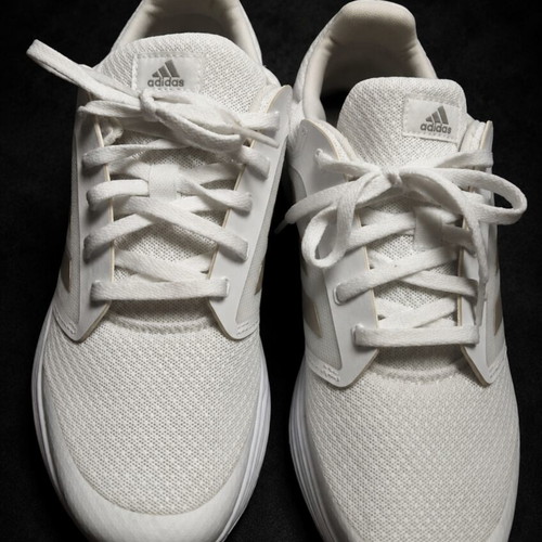 Adidas Galaxy 5 white athletic shoes like new