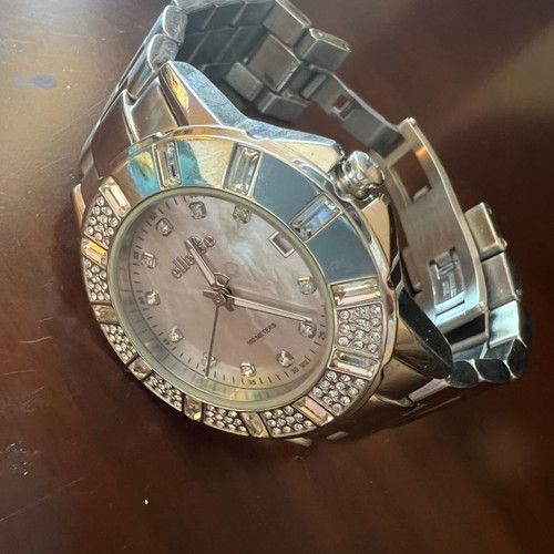 Ellesse women's watch used with stones and stainless steel bracelet