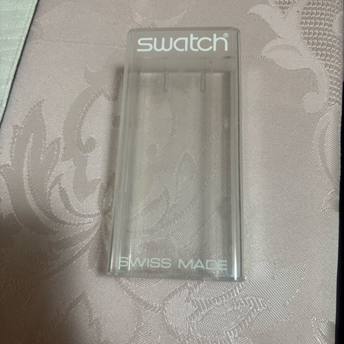 Swatch plastic watch box used