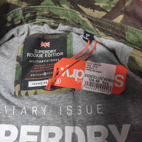 Superdry Rookie Military jacket XL new, multicolor