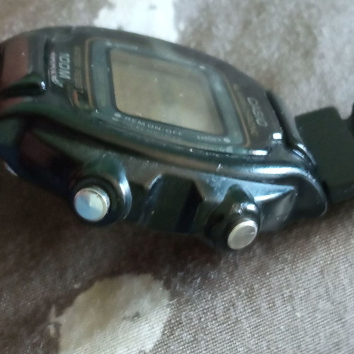 Casio W-725 used black unisex watch