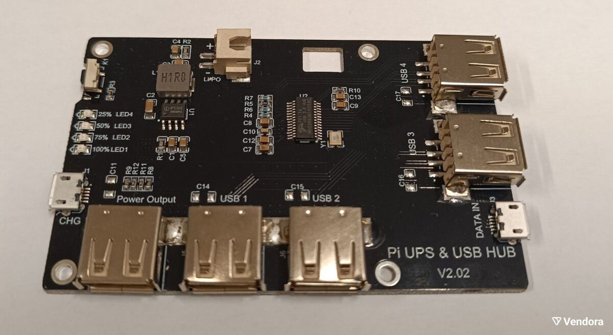 Raspberry Pi UPS & USB hub καινούργιο με… - € 8,00 - Vendora.gr