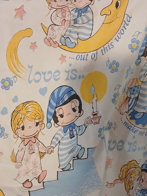 Love Is vintage σεντόνι, 120 x 208 εκ.