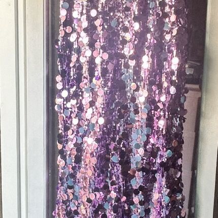 Long lilac dress with sequins new
