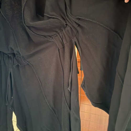 ALE long black cardigan like new, 100% cotton, made in Italy