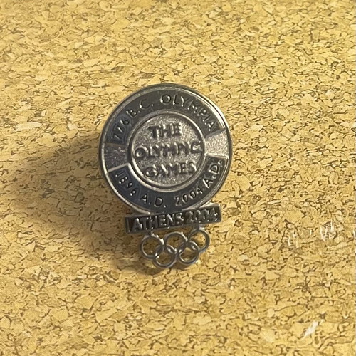 Collectible pin 776 B.C. Olympia Athens 2004 like new