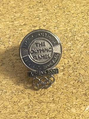Collectible pin 776 B.C. Olympia Athens 2004 like new