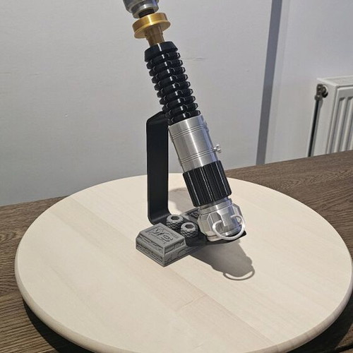 Star Wars Luke Lightsaber 3D Printed New with Display Stand