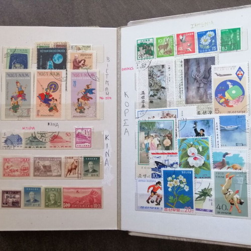 Asian Stamp Collection used, 20th Century Themes