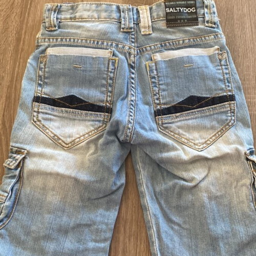 Alouette denim bermuda shorts for girls 8 years new, 100% cotton
