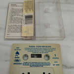 Poison Flesh & Blood 1990 cassette tape