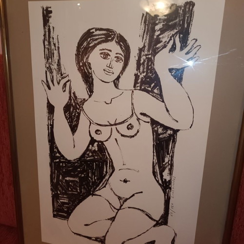 Sikeliotis woodcut used 60/120 59x39