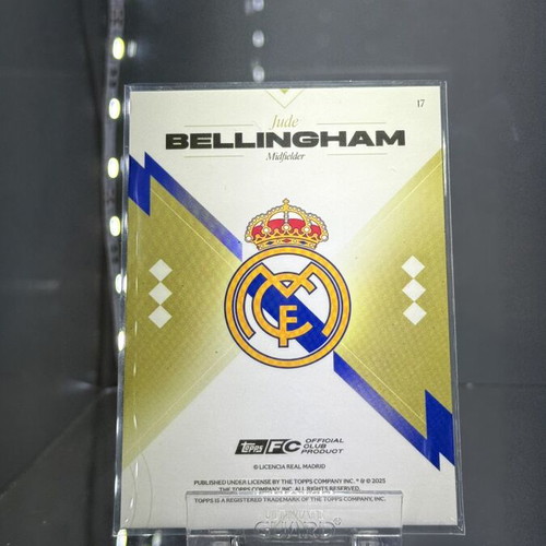 Jude Bellingham Topps Real Madrid numbered card /25 like new