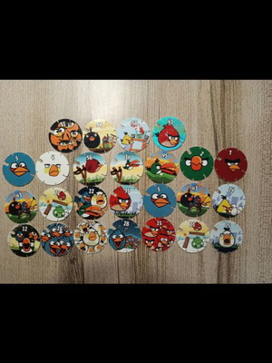 Angry Birds caps used, pack of 25