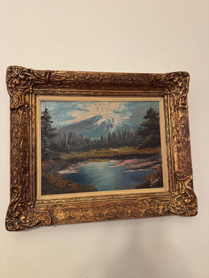 Vintage painting used, 1980s