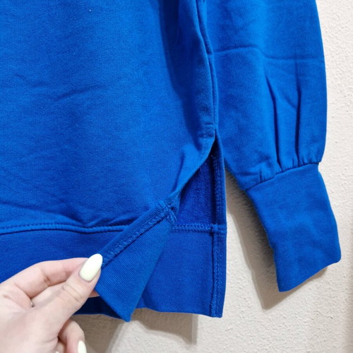 Pink Woman blue oversized sweatshirt like new