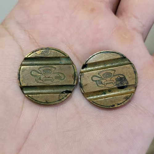 Gettone telefonico 7311 used, set of 2 pieces