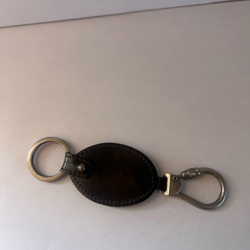 Krizia Keychain Key Wallet Like New Brown Leather