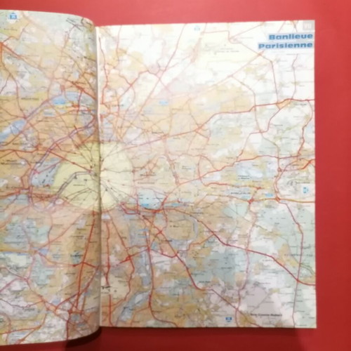 Michelin France Road Atlas used, detailed maps