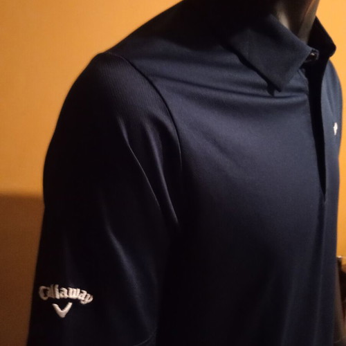 Callaway Opti-Dry Swing Tech Golf Polo L new, sponsor Julius Bär
