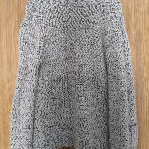 Jennyfer cardigan like new, medium size, white and grey