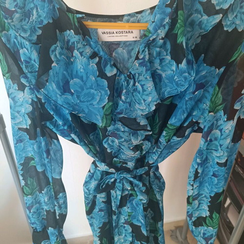 Vassia Kostara dress like new with belt