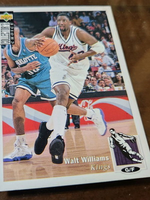 1994-95 Upper Deck Collector's Choice International Spanish Card #137 Walt Williams used