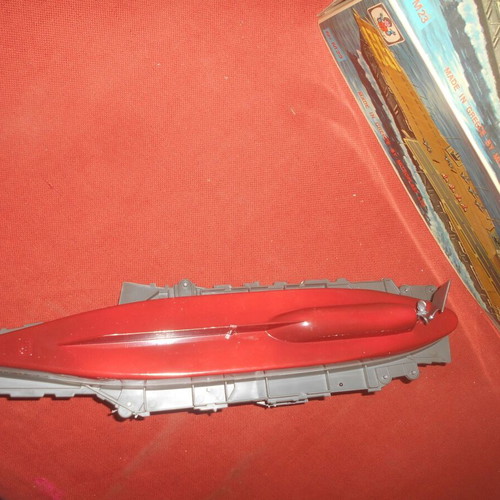 Mister P Mitroplast Averof battery-operated aircraft carrier toy 1970