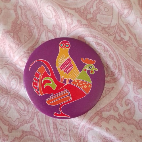 Collectible Acropolis badge used, purple shade