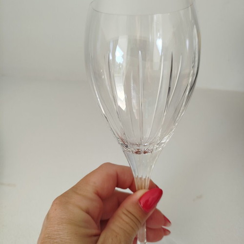 Christofle Crystal Glasses set of 5 like new
