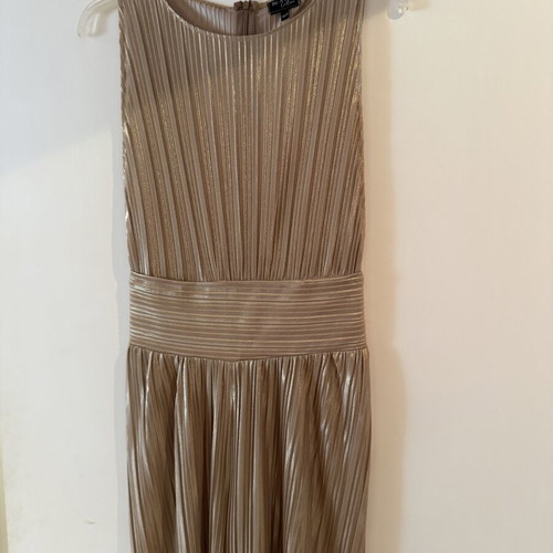 Be A Bee Couture jumpsuit like new, champagne gold, XS/S