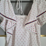 Funky Buddha blouse like new, white summer top size M