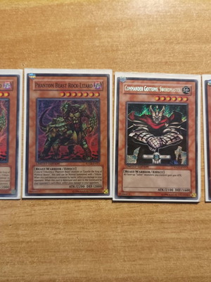 Beast Warrior Yu-Gi-Oh! cards used, bundle of 4