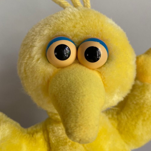 Sesame Street Big Bird plush toy vintage, used, 1990s
