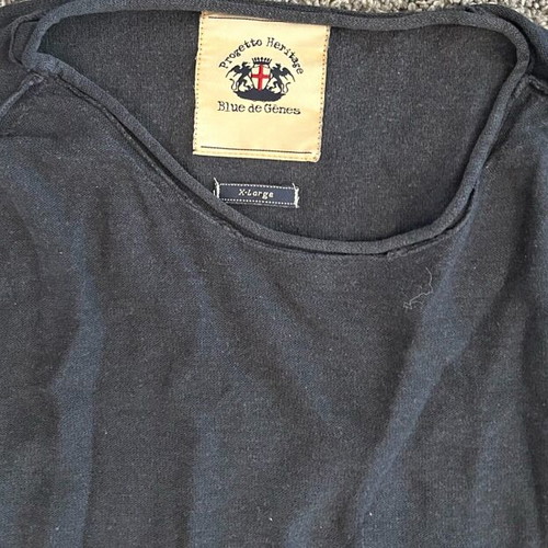 Blue De Genes Progetto Heritage shirt XL used, black