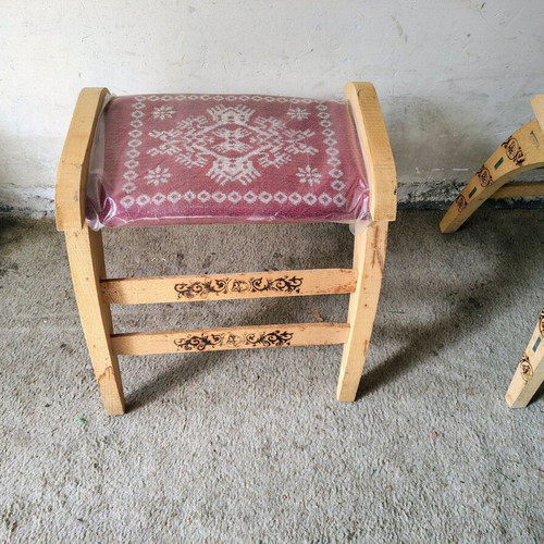 Saddles seats new, handmade, set of two