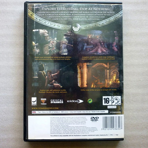 Tomb Raider Underworld PlayStation 2 used action adventure game