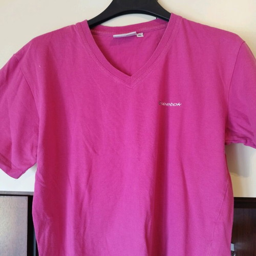 Reebok and Benneton blouses used, size M, pink