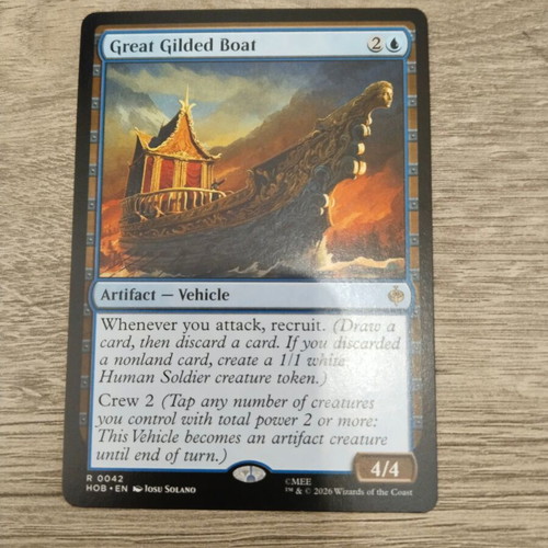Magic the Gathering Great Gilded Boat card