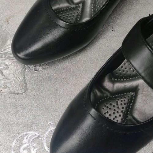 Dance heels like new, size 38, black with thick heel