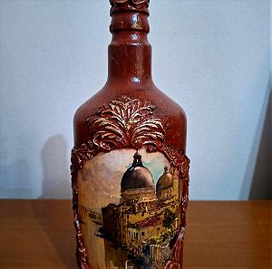Χειροποίητο διακοσμητικό μπουκάλι Βενετία