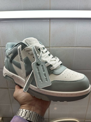 Off White Out Of Office calf leather sneakers καινούργια αφόρετα, μέγεθος 44, άσπρο και γκρι