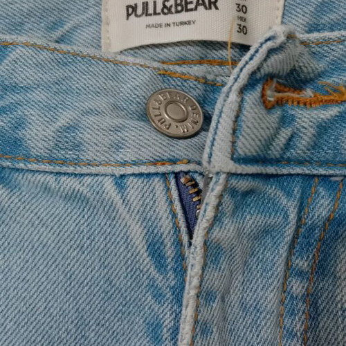 Jeans straight fit size 38 like new, high waist