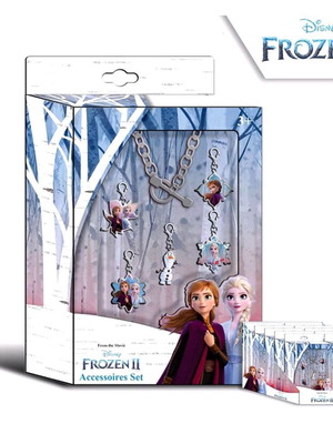 Disney Frozen bracelet set with 5 charms new, multicolor