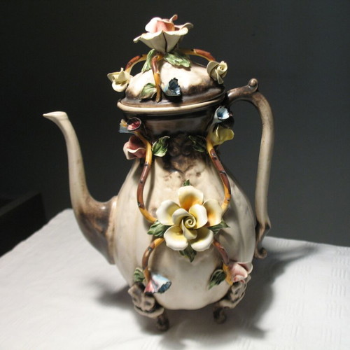 Vintage Italian Handmade Coffee Pot from the 80s like new