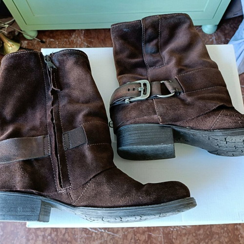 Dream Green brown suede ankle boots size 40 like new