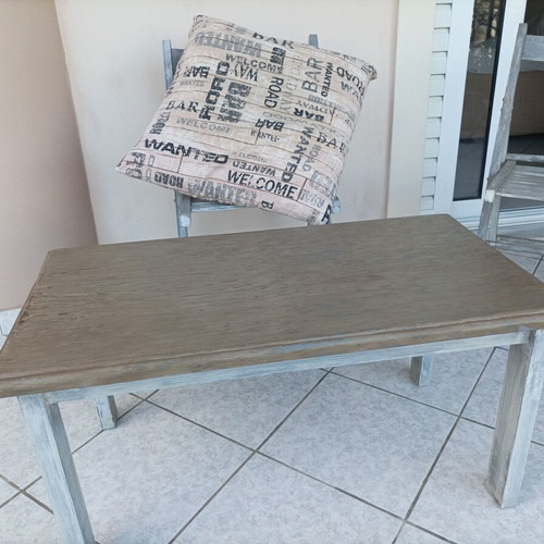 Coffee table new handcrafted solid Swedish wood